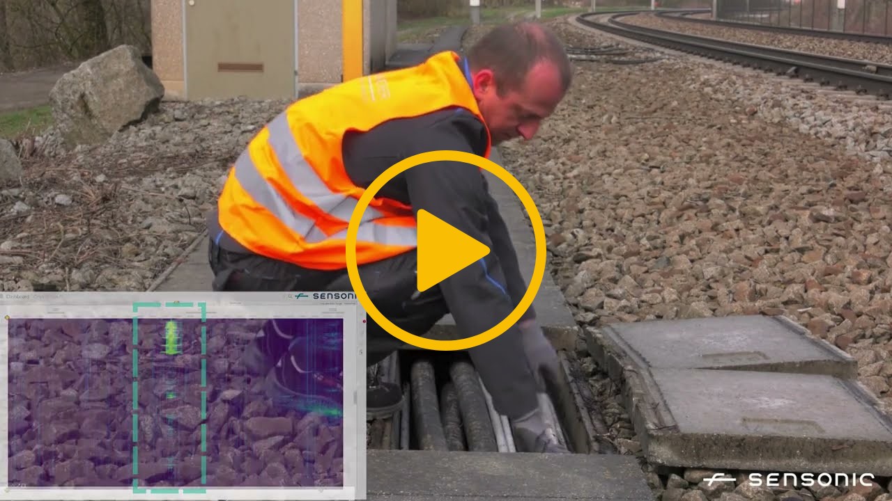 Cable theft detection on the railway